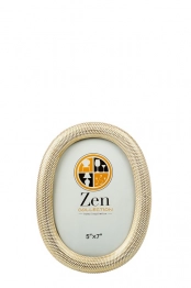 Κορνίζα Polyester Χρυσή Οβάλ 13x18εκ. Zen Collection 26.14.52768