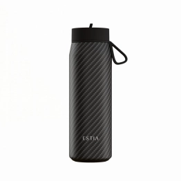 Θερμός Με Καλαμάκι Ανοξείδωτος Carbon Fibre Save The Aegean Estia 500ml 01-47931