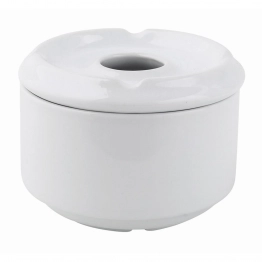 Σταχτοδοχείο Πορσελάνης Αντιανεμικό Λευκό Φ10x7,5εκ. TABLE ACCES Z002 Oriana Ferelli XG0XCCZ002