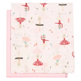 Σετ Σεντόνια 2τμχ Βαμβακερά Λίκνου 80x110εκ. Bolchoi Pink 23131