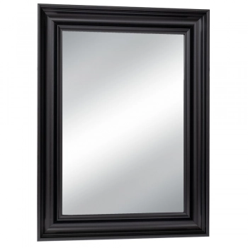 Καθρέπτης Τοίχου Πλαστικός (Εφέ Ξύλου) Μαύρος 80x120εκ. iliadis 91868