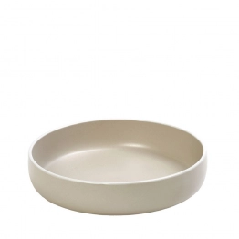 Πιάτο Βαθύ Stoneware Μπεζ Mood Nordic Step ESPIEL 20,3x20,3x5εκ. ATA128K6