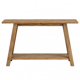Κονσόλα Ξύλινη 140x35x85εκ. Natural iliadis 95242