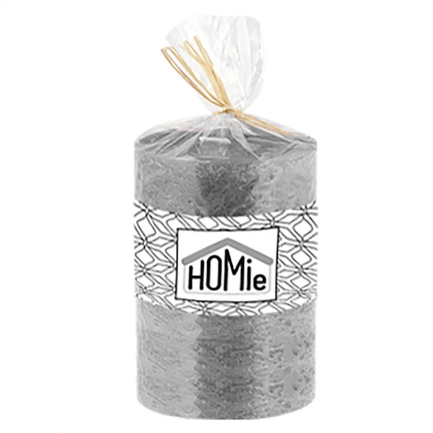 Κερί Αρωματικό Κορμός 7x10εκ. Homie 37-69-grey