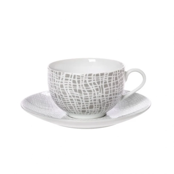 Σετ Φλυτζάνια Τσαγιού 6τμχ Πορσελάνης 220ml Fashion CRYSPO TRIO 25.638.16