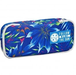Κασετίνα Βαρελάκι Maui Ferns 23x10x6εκ. Gim 50-3472