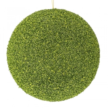 Χριστουγεννιάτικη Μπάλα Polyfoam Λαχανί Glitter 20εκ. iliadis 83546