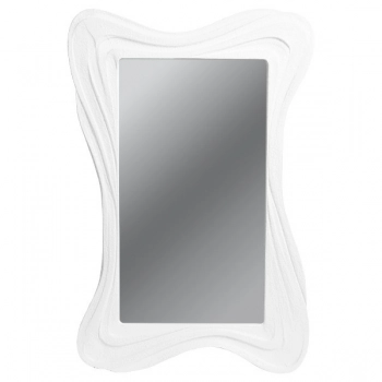 Καθρέπτης Τοίχου Ξύλινος Λευκός 60x3x89,5εκ. ESTHETI 811-30009