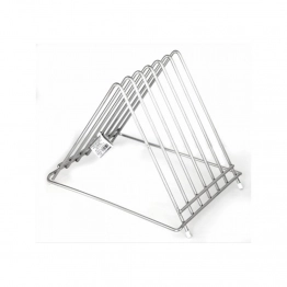 Βάση Δίσκων 6 Θέσεων Τριγωνική Ανοξείδωτη 22x34,5x32εκ. Max Home UR60832200