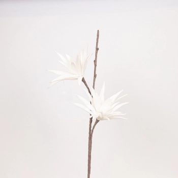 Κλαδί Με Λουλούδι Το Αστέρι Της Βηθλεέμ Foam 30x93εκ. Λευκό ESTHETI 816-20057