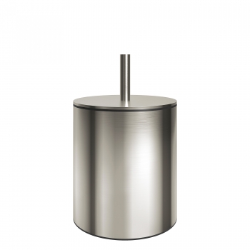 Καλάθι Απορριμμάτων 5lt Ανοξείδωτο Matt Inox Pam & Co Φ20x35εκ. 139-011