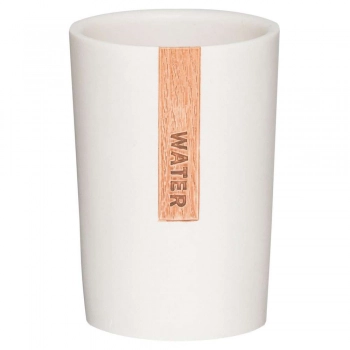 Ποτηροθήκη Polyresin 8,1x7,3x10,8εκ. Pierra White Sealskin 361870410