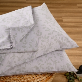 Σετ Σεντόνι Με 2 Μαξιλαροθήκες Polycotton King Με Λάστιχο 180x200+32εκ. Botan Blue Casual Line Mini Melinen 20004866