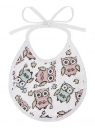 Σαλιάρα Βαμβακερή Αδιάβροχη Με Δέσιμο akuku A1600