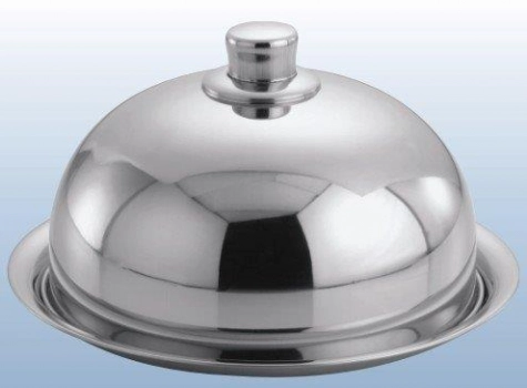 Πιατέλα Με Καπάκι Ανοξείδωτη 30εκ. Metaltex 95-69027