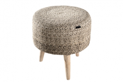 Σκαμπό Βαμβακερό Stool Shades Wenge 40x40x40εκ. Guy Laroche