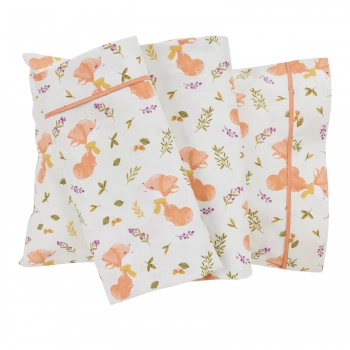 Σετ Σεντόνια Βαμβακερά Κούνιας 130x170εκ. Fun 4978 Beige-Teracotta Das Baby