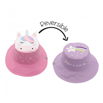 Καπέλο Διπλής Όψης UPF50 4-6Ετών Unicorn-Star FlapJackKids FJKSH804L