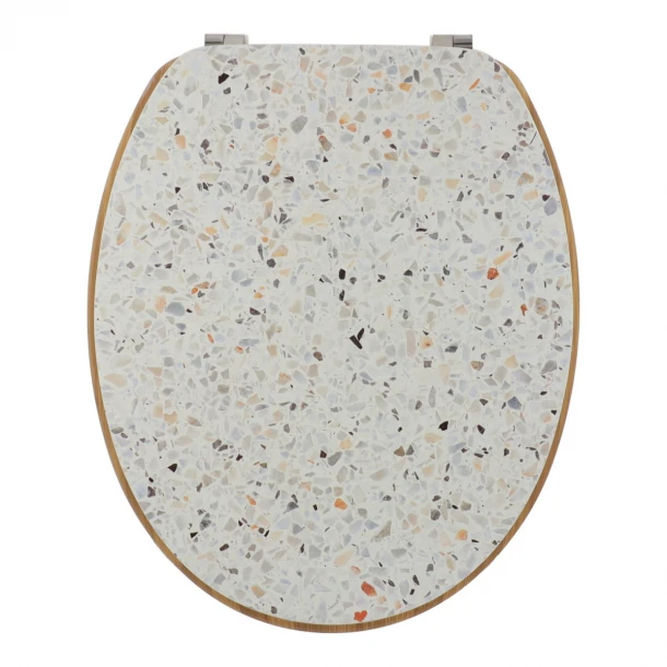 Καπάκι Λεκάνης MDF Με Ανοξείδωτους Μεντεσέδες 35,5x43x4εκ. MRShome DS-0520000