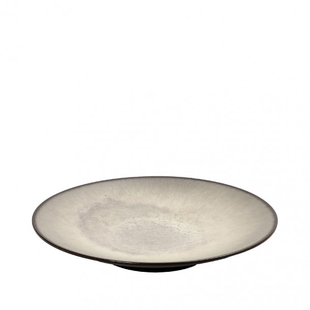 Πιάτο Φρούτου Stoneware Μπεζ-Καφέ Sensation ESPIEL 22x22x3,2εκ. GMT423K2