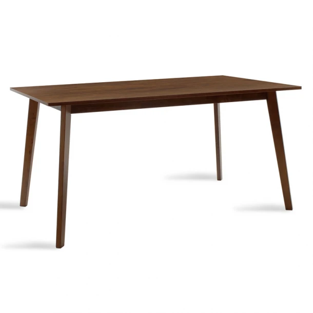 Τραπέζι Benson pakoworld MDF σε καρυδί απόχρωση 150x90x75εκ