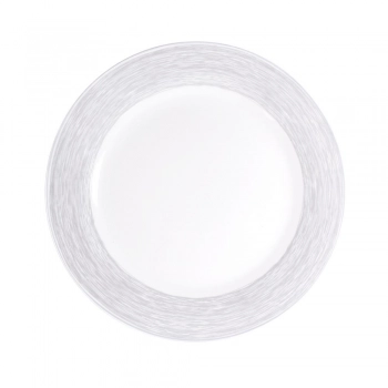 Πιάτο Ρηχό Πορσελάνης Elegancy Grey 24εκ. Oriana Ferelli NW24010021