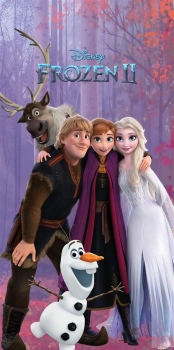 Πετσέτα Θαλάσσης Παιδική Quick Dry Microfiber 70x140εκ. Disney Home Frozen 707 Purple Dimcol