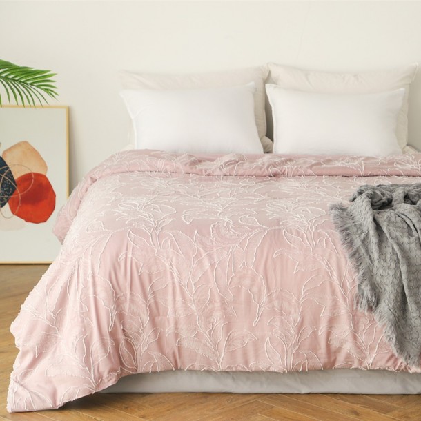 Κουβερλί Κεντητό Prewashed Polyester Μονό 160x240εκ. Calypso Rose Melinen 20002213