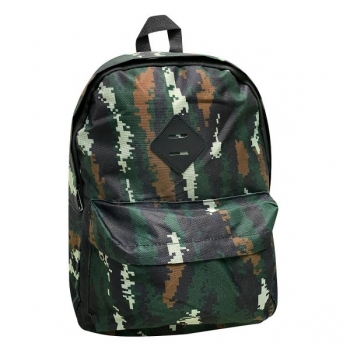 Τσάντα Πλάτης Ανατομική Army Pixels 31x13x41εκ. Justnote 50-3217