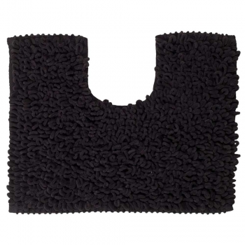 Ταπέτο Λεκάνης Microfiber 45x55εκ. Twist Dark Grey Sealskin 294645013