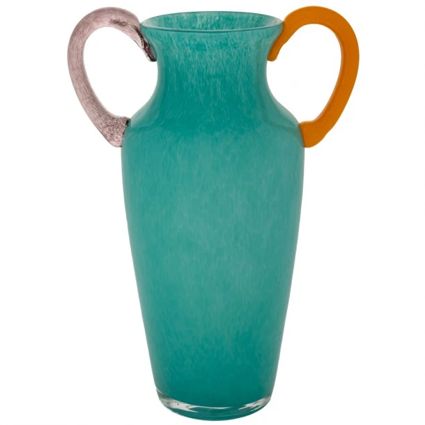 Βάζο Χειροποίητο Γυάλινο Σιέλ 21x14x31εκ. iliadis 90111