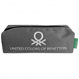 Κασετίνα Βαρελάκι Γκρι 20x6εκ. Benetton 50-3103