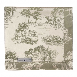 Τραπεζομάντηλο Polyester 170x240εκ. Essential 3015 Ecru-Olive Greenwich Polo Club