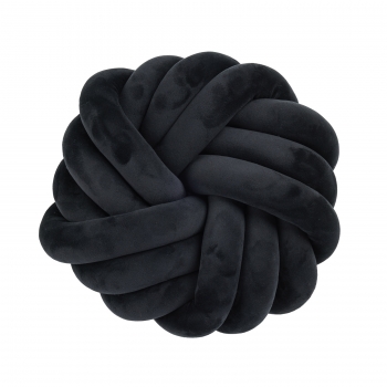 Διακοσμητικό Μαξιλάρι Βελούδινο Φ35εκ. Deco 2290 Black Das Home