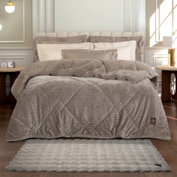 Χαλί Γούνινο Faux Fur 75x140εκ. Τρισδιάστατη Υφή Essential 3110 Μπεζ Greenwich Polo Club
