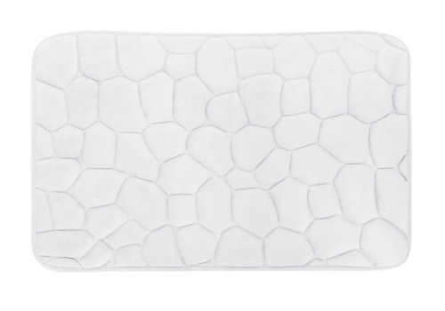 Ταπέτο Μπάνιου Polyester 45x70εκ. Stone Bliss White 2435848