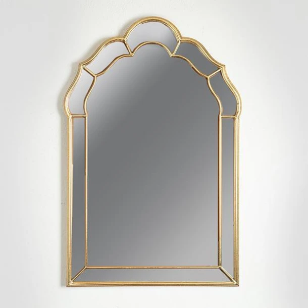 Καθρέπτης Τοίχου Μεταλλικός Χρυσός 60x3x90εκ. ESTHETI 751-11035