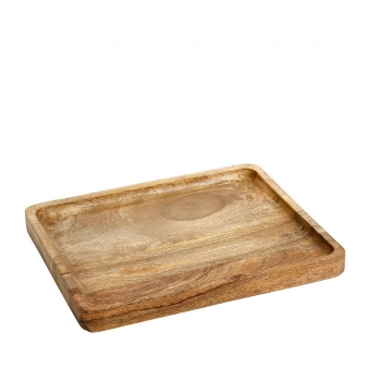 Πιατέλα Σερβιρίσματος Ξύλινη Μάνγκο ESPIEL 32,5x26,5x3εκ. AKB204