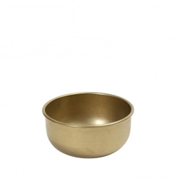 Μπωλάκι-Ντιπ Σερβιρίσματος Ανοξείδωτο 18/10 Χρυσό Snow ESPIEL 7,7x7,7x4εκ. FEV226