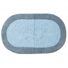 Ταπέτο Μπάνιου Βαμβακερό 50x80εκ. Bathmats 0668 Γαλάζιο-Μπλε Das Home