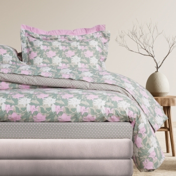 Σετ Σεντόνια Βαμβακερά King 260x280εκ. Daily 3175 Green-Pink Das Home