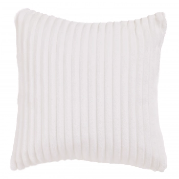 Διακοσμητικό Μαξιλάρι Fleece 40x40εκ. Throws 1364 White Das Home