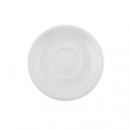 Πιατάκι Για Φλυτζάνι Cappuccino Πορσελάνης Λευκό Conical Oriana Ferelli PR1094B200