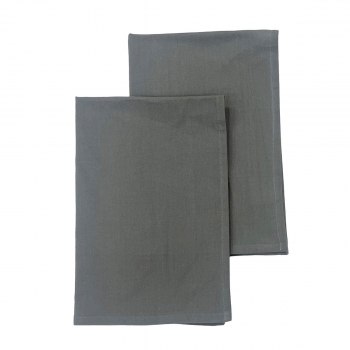 Σετ 2τμχ Πετσέτες Κουζίνας Βαμβακερές 45x65εκ. Zoe Olive-Grey Melinen 20005245