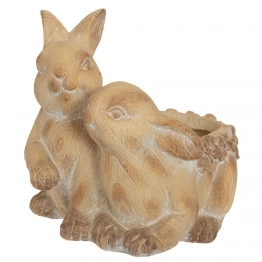 Κασπώ Polyresin Λαγοί 30x30x30εκ. iliadis 89350