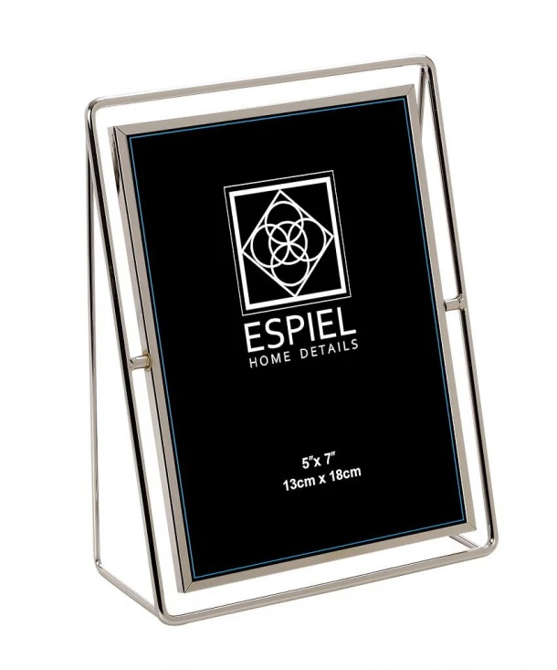 Κορνίζα Μεταλλική Ασημί 16x1,5x21εκ. ESPIEL FAM301