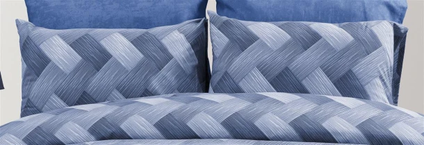 Μαξιλαροθήκη Φάκελος Polycotton 50x70εκ. Αλκμήνη 454 Blue DimCol