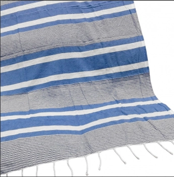 Πετσέτα Θαλάσσης Pestemal Βαμβακερή Blue 90x180εκ. Summer tiempo 42-3368