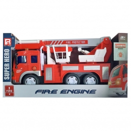 Πυροσβεστικό Όχημα Τριβής Με Φως & Ήχο 28x15x9εκ. Toy Markt 70-2217