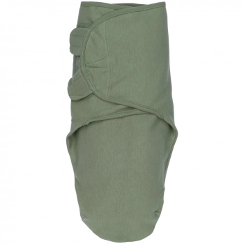 Υπνόσακος Βρεφικός Βαμβακερός 1.0Tog Ιδανικός Για Φάσκιωμα 0-3 Μηνών/50-62εκ. Swaddle Forest Green Meyco MEY-300032